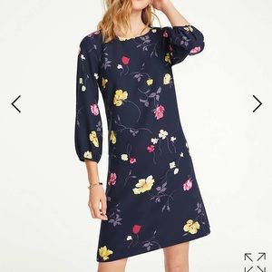 Ann Taylor floral shift dress